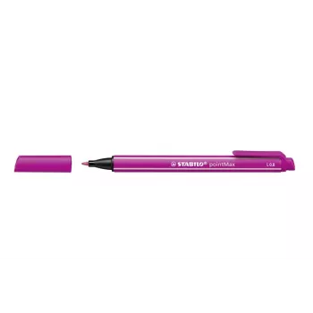 STABILO pointMAX μαρκαδόρος - ροζ - Medium - 0,8 mm - μελάνι με βάση το νερό - μύτη νάιλον