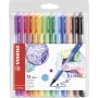 STABILO pointMax Fineliner σετ στυλό - 0,8 mm - 12 διαφορετικά χρώματα