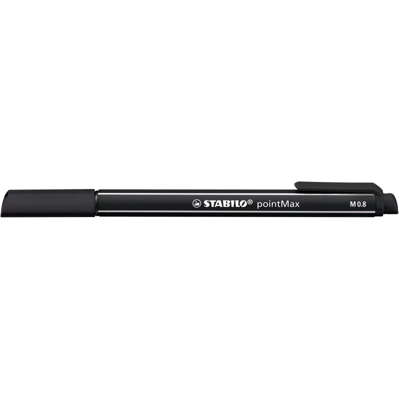 STABILO pointMax Fineliner σετ στυλό - 0,8 mm - 12 διαφορετικά χρώματα