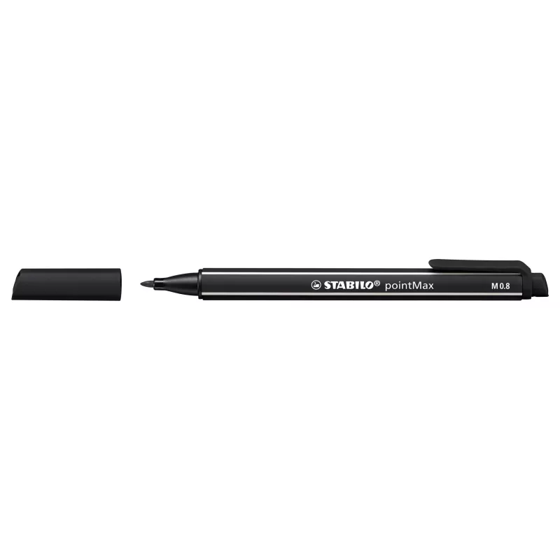 STABILO pointMax Fineliner σετ στυλό - 0,8 mm - 12 διαφορετικά χρώματα