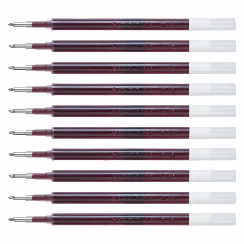 STABILO 268/040-01 ανταλλακτικό στυλό gel, 0,4 mm, κόκκινο