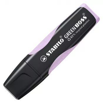 STABILO GREEN BOSS Pastel υπογραμμιστής - λιλά - μύτη σφήνας - πάχος γραμμής 2-5 mm - πλαστικό περίβλημα