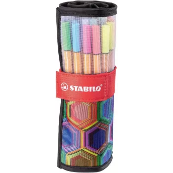 STABILO point 88 Fineliner στυλό - μείγμα χρωμάτων - 0,4 mm - συσκευασία 20 τεμ.