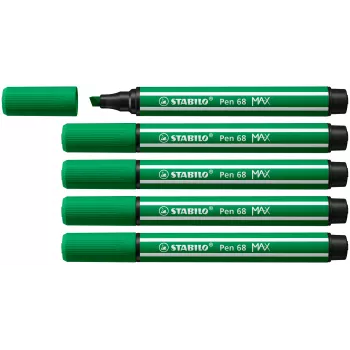 STABILO Pen 68 MAX Green μαρκαδόρος με μύτη σμίλης
