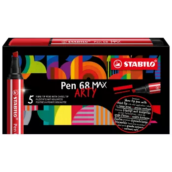 STABILO Pen 68 MAX Green μαρκαδόρος με μύτη σμίλης