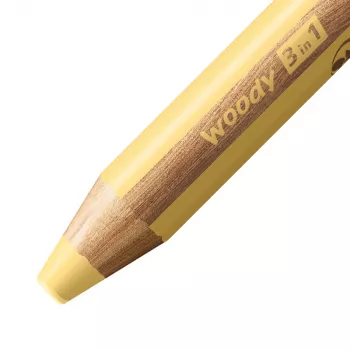 STABILO woody 3 in 1 Pastel Yellow πολυλειτουργικό μολύβι