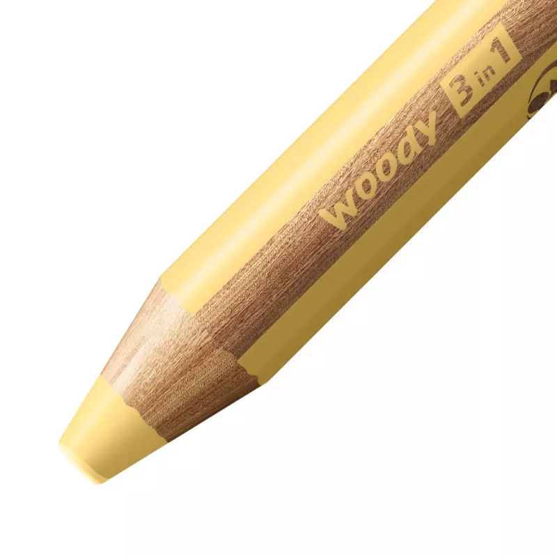 STABILO woody 3 in 1 Pastel Yellow πολυλειτουργικό μολύβι