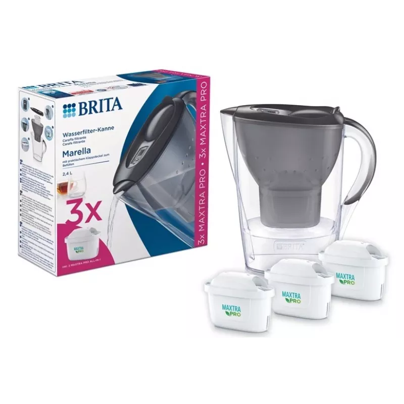 Brita Marella κανάτα φίλτρου νερού χειροκίνητη 2,4 L μπλε