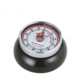 Zassenhaus Timer Speed Black μηχανικός χρονοδιακόπτης κουζίνας 60 λεπτών