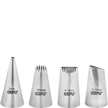 GEFU TREPPO 2.0 κόφτης κύβων και λωρίδων 13761, μαύρο/ασημί
