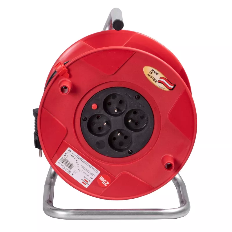 AKYGA AK-CR-09 Καρούλι Καλωδίου 50m 4 Πρίζες IP44 Schuko