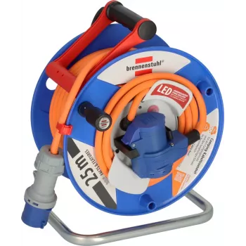 Brennenstuhl 1182470200 καρούλι καλωδίου 25 m πορτοκαλί βύσμα CEE 16 A 3-πολικό