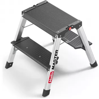 Hailo Master D70 2 x 2 σκαλοπάτια πτυσσόμενο σκαμπό