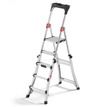 Hailo Master TL100 3-5 σκαλοπάτια αλουμινένια σκάλα αντοχή 150 kg