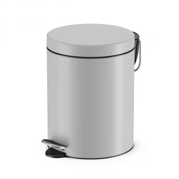 Hailo Selekta S κάδος απορριμμάτων με πεντάλ 5 L, Matto Grau