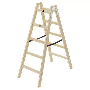 Hailo H40 StandardLine 2x5 ξύλινη αμφίπλευρη σκάλα