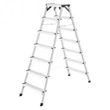 Hailo D60 StandardLine 2x7 σκαλοπάτια αμφίπλευρη σκάλα