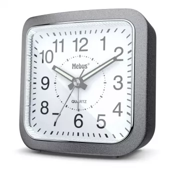 Mebus 56988 Ξυπνητήρι Quartz γκρι