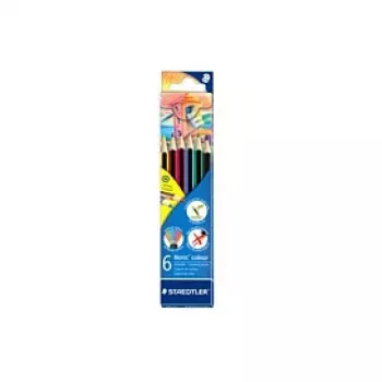STAEDTLER Noris colour 185 Ξυλομπογιές - Χρώματα αναμεμιγμένα - Συσκευασία 6 τεμ.