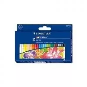 STAEDTLER Noris Club 243 NC12 Κηρομπογιές - 12 αναμεμιγμένα χρώματα - 11 mm Διάμετρος - Χάρτινο Κουτί