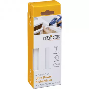 STEINEL 1x40 Ultra Power Ράβδοι θερμοκόλλας 7mm 100mm Διαφανείς