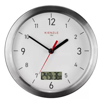 KIENZLE DCF Ασύρματο ρολόι τοίχου μπάνιου Λευκό 170mm