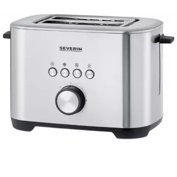 SEVERIN AT 2620 Τοστιέρα 800 W 2 Υποδοχές Ασημί/Μαύρο