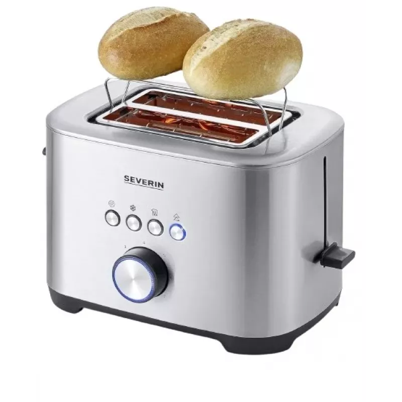 SEVERIN AT 2620 Τοστιέρα 800 W 2 Υποδοχές Ασημί/Μαύρο