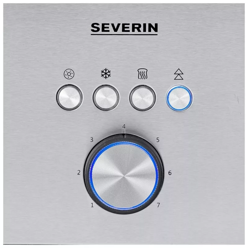 SEVERIN AT 2620 Τοστιέρα 800 W 2 Υποδοχές Ασημί/Μαύρο