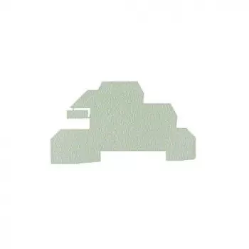 Weidmüller WAP WDL2.5/S τελική πλάκα - γκρι - 1,5 mm - 20 τεμ.