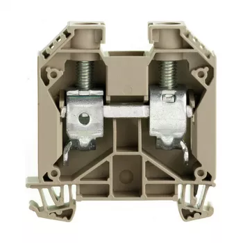 Weidmüller WDU 35 κλέμα σειράς με βιδωτή σύνδεση, 35 mm², 1000 V, 125 A, σκούρο μπεζ