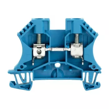 Weidmüller WDU 6 BL κλέμα σειράς διέλευσης, 6 mm², βιδωτή σύνδεση, μπλε, 100 τεμ.
