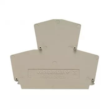 Weidmüller WAP WDK2.5 τελική πλάκα - 20 τεμ. - Wemid - μπεζ - -50 έως 120 °C - V0