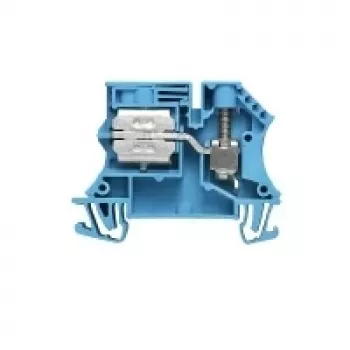 Weidmüller κλέμα διέλευσης, σύνδεση με βίδα, 2,5 mm², 500 V, 24 A, σκούρο μπεζ, ράγα DIN