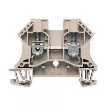 Weidmüller κλέμα διέλευσης, σύνδεση με βίδα, 800 V, 41 A, 6 mm², μπεζ, 100 τεμ.