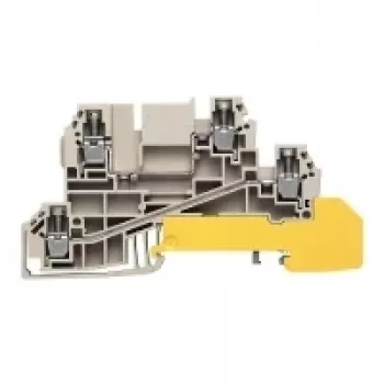 Weidmüller κλέμα διέλευσης, μπεζ, 2,5 mm², 24 A, σύνδεση με βίδα, 50 τεμ.