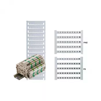 Weidmüller DEK 6 FW 1-50 σημάνσεις ακροδεκτών, 6x5mm, λευκό, αριθμοί 1-50, 500 τεμ.
