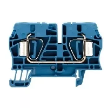 Weidmüller ZDU 6 BL κλέμα σειράς διέλευσης, 6 mm², σύνδεση με ελατήριο, μπλε, 50 τεμ.