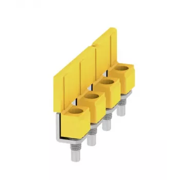 Weidmüller WQV 16N/4 σύνδεσμος διασύνδεσης, 4-πολικός, 16 mm², κίτρινο, 50 τεμ.