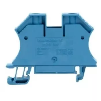 Weidmüller WDU 16N BL κλέμα σειράς διέλευσης, 16 mm², 76 A, σύνδεση με βίδα, μπλε, 50 τεμ.