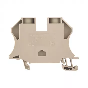 Weidmüller 1040400000 - κλέμα σειράς με σύνδεση βίδας 16 mm², 1000 V, 76 A, ράγα DIN, σκούρο μπεζ