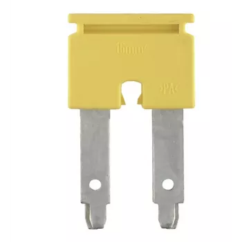 Weidmüller ZQV 16/2 σύνδεσμος διασύνδεσης, 2-πολικός, 16 mm², κίτρινο, 25 τεμ.