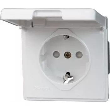 Heinrich Kopp 119102080 πρίζα Schuko CEE 7/3 CEE 7/4 λευκό 250V 16A