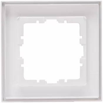 Heinrich Kopp HK07 Πλαίσιο κάλυψης 1 θέσης χρώμα χάλυβα 402147002