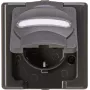Heinrich Kopp Πρίζα Schuko AP-FR πρίζα 1 θέσης BlueElectric ανθρακί