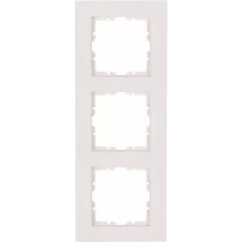 HEINRICH KOPP Πλαίσιο κάλυψης 3 θέσεων HK07 PURE 228x86x9,5mm IP20 Στερέωση με κλιπ Λευκό