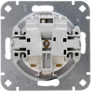 Heinrich Kopp Πρίζα SCHUKO Χωνευτή Μαύρο Ματ 1 θέσης 16A 250V