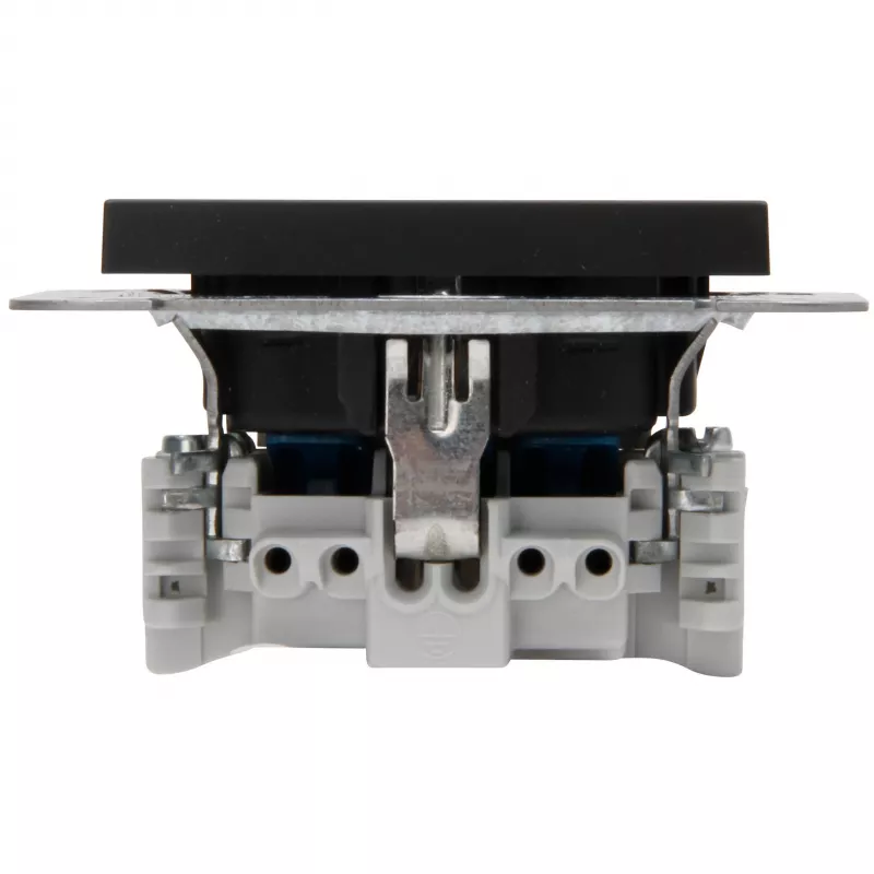 Heinrich Kopp Πρίζα SCHUKO Χωνευτή Μαύρο Ματ 1 θέσης 16A 250V