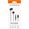 Vivanco Stereo Ακουστικά In-Ear USB-C, μαύρα (61752)