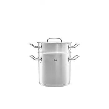Fissler Original Profi Collection 2 Σετ ατμομάγειρα Multistar και ένθετου με τρύπες 20 cm